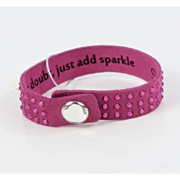 Swarovski Crystal Bracelet Magenta Wrap Purple Giftable - Picture 1 of 9